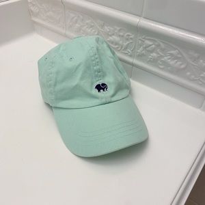 Ivory Ella Blue/Green Turquoise Hat
